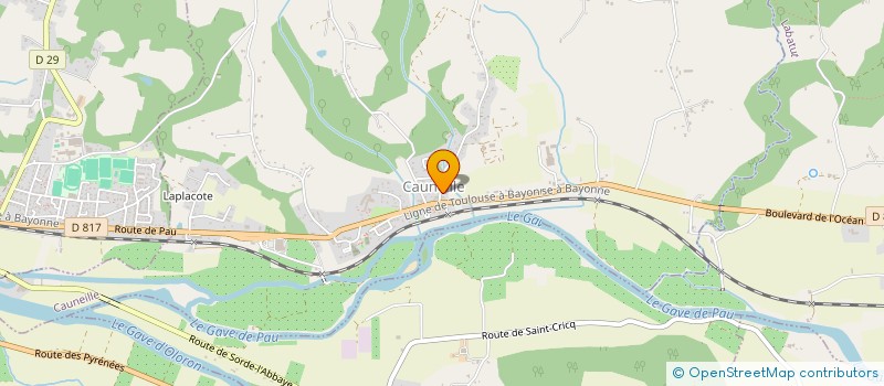 localisation de l'entreprise MADAME EMMA BECHARD  CAUNEILLE