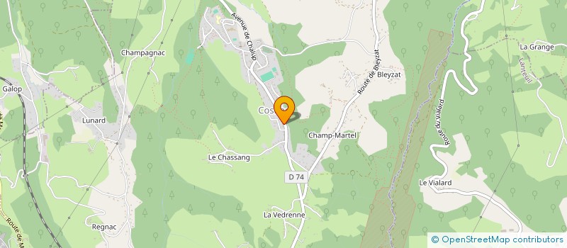 localisation de l'entreprise MADAME EMMA BELGHERBIA  COSNAC