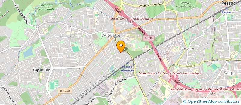 localisation de l'entreprise MADAME EMMA BELLO  PESSAC