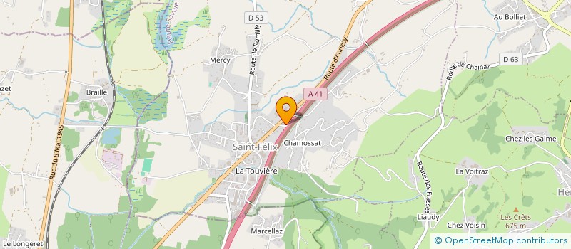 localisation de l'entreprise MADAME EMMA BELLOCCIO  SAINT-FELIX