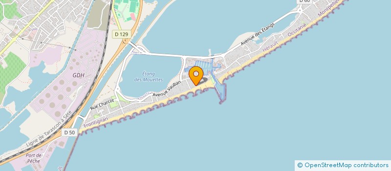 localisation de l'entreprise MADAME EMMA BELTRAN BUJ à FRONTIGNAN