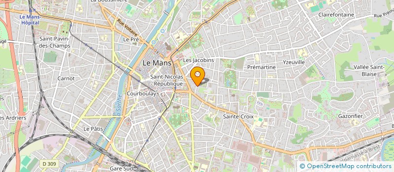 localisation de l'entreprise MADAME EMMA BENARD  LE MANS