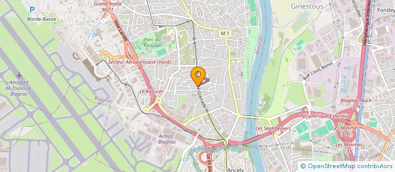 localisation de l'entreprise MADAME EMMA BENHAMOU  SAINT-ORENS-DE-GAMEVILLE