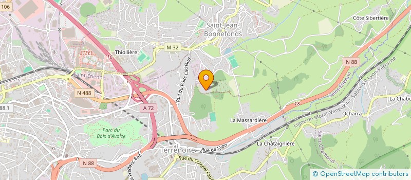 localisation de l'entreprise MADAME EMMA BERROUKECHE  SAINT-JEAN-BONNEFONDS