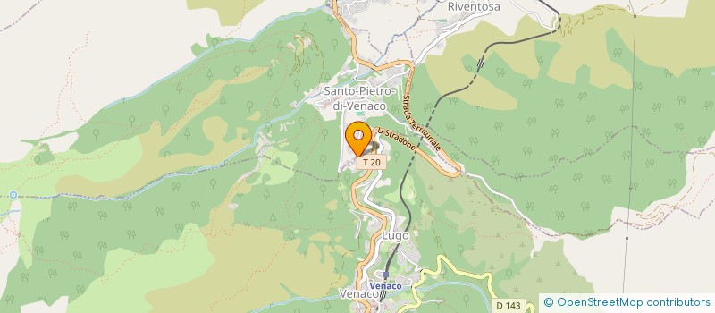 localisation de l'entreprise MADAME EMMA BERTILORENZI  VENACO