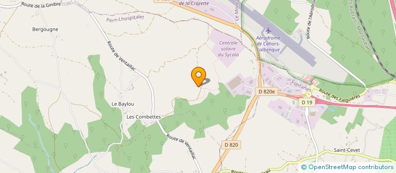 localisation de l'entreprise MADAME EMMA BERTRAND  LHOSPITALET