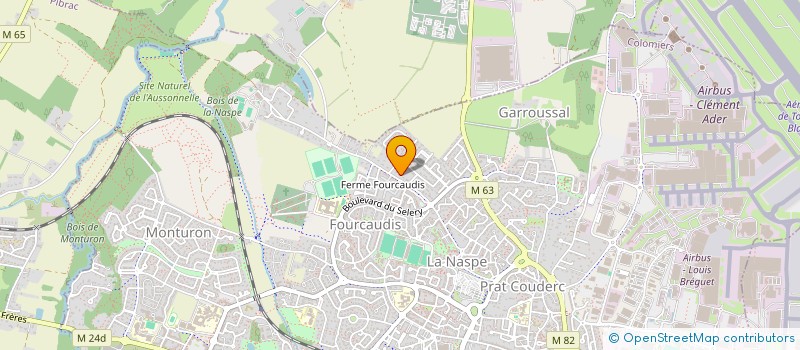 localisation de l'entreprise MADAME EMMA BERTRAND à COLOMIERS