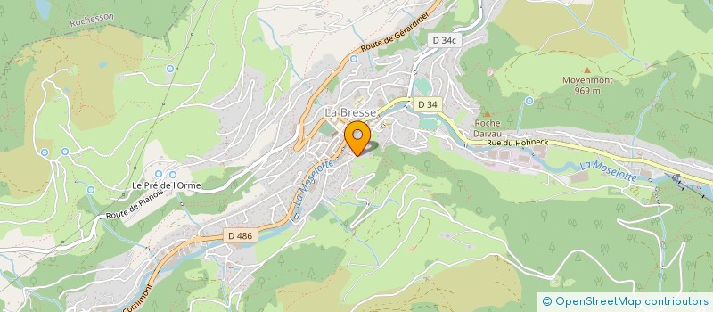 localisation de l'entreprise MADAME EMMA BERVEILLER  LE THILLOT