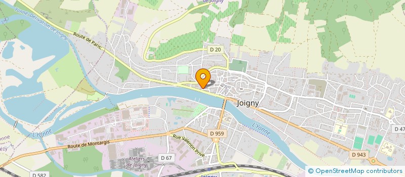 localisation de l'entreprise MADAME EMMA BIARD à JOIGNY