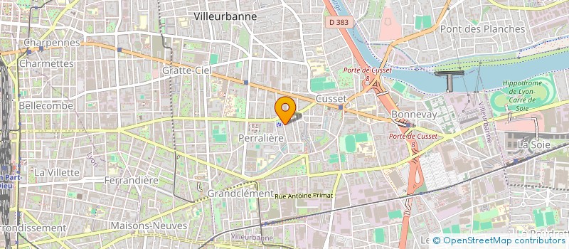 localisation de l'entreprise MADAME EMMA BILLON  VILLEURBANNE