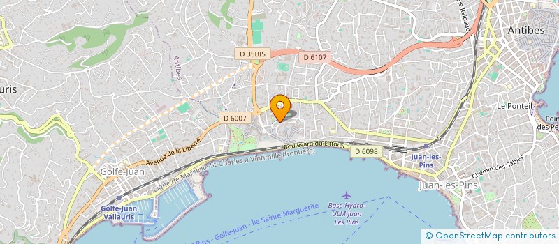 localisation de l'entreprise MADAME EMMA BLOHM  ANTIBES