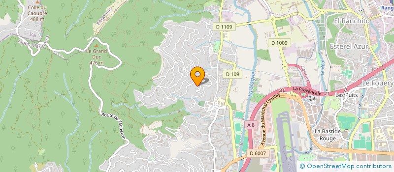 localisation de l'entreprise MADAME EMMA BOISSONNADE  MANDELIEU-LA-NAPOULE