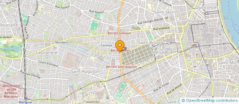 localisation de l'entreprise MADAME EMMA BONNEGARDE  BORDEAUX