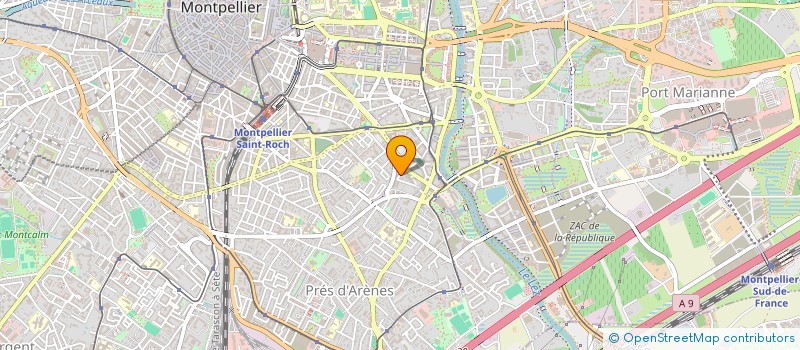 localisation de l'entreprise MADAME EMMA BONNET à MONTPELLIER