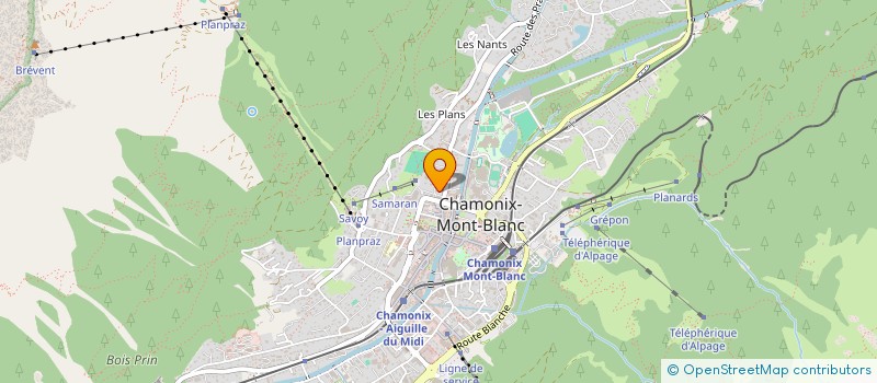 localisation de l'entreprise MADAME EMMA BONTAZ  CHAMONIX-MONT-BLANC