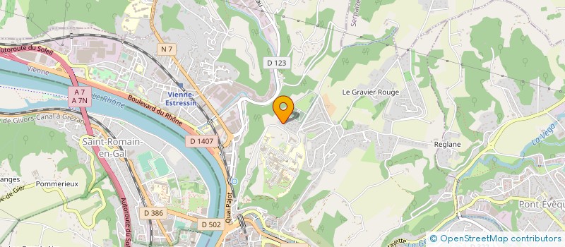 localisation de l'entreprise MADAME EMMA BORDET à VIENNE