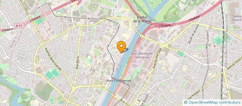 localisation de l'entreprise MADAME EMMA BORNE à ANGERS