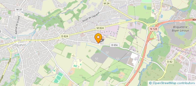 localisation de l'entreprise MADAME EMMA BOURELLY  LEGUEVIN