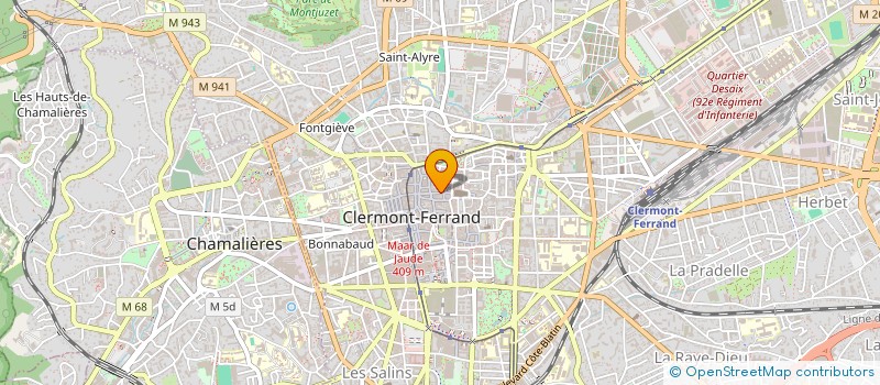 localisation de l'entreprise MADAME EMMA BOUTINAUD  CLERMONT-FERRAND