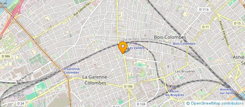 localisation de l'entreprise MADAME EMMA BOUVIER  LA GARENNE-COLOMBES