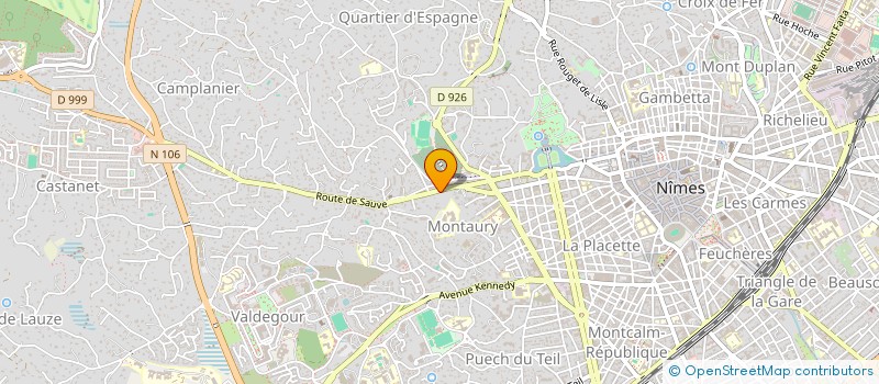 localisation de l'entreprise MADAME EMMA BRANCHEREAU  NIMES