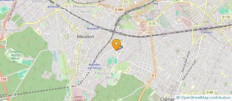 localisation de l'entreprise MADAME EMMA BRANGEON  MEUDON