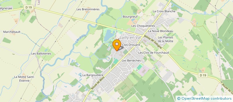 localisation de l'entreprise MADAME EMMA BREAU  LAILLY-EN-VAL