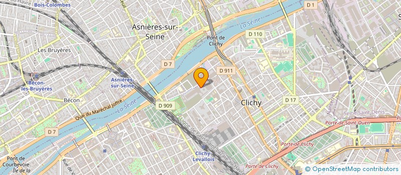 localisation de l'entreprise MADAME EMMA BREQUE à CLICHY