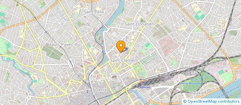 localisation de l'entreprise MADAME EMMA BROSSEAU à NANTES