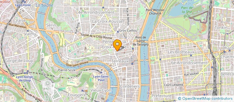 localisation de l'entreprise MADAME EMMA BRUGNON à LYON