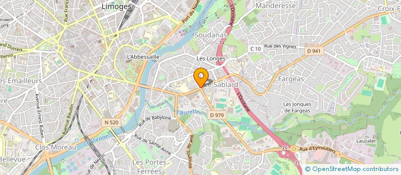localisation de l'entreprise MADAME EMMA CAILLAUD à LIMOGES