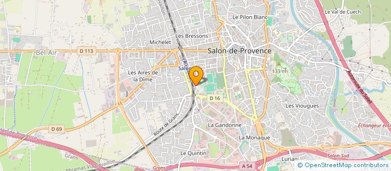 localisation de l'entreprise MADAME EMMA CAMARD  SALON-DE-PROVENCE