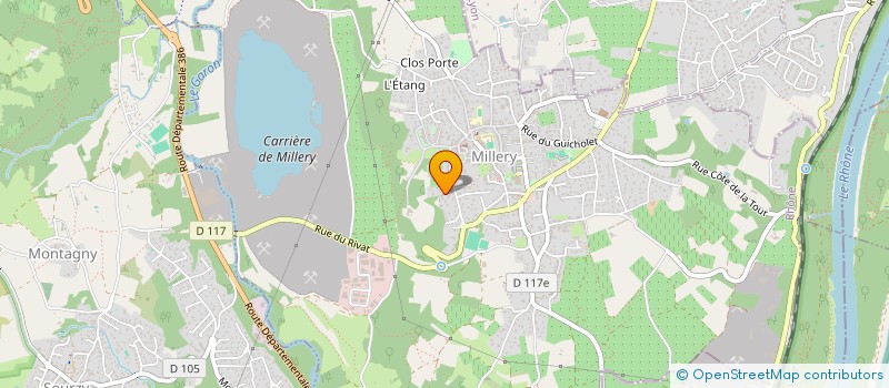 localisation de l'entreprise MADAME EMMA CAPIEVIC  MILLERY