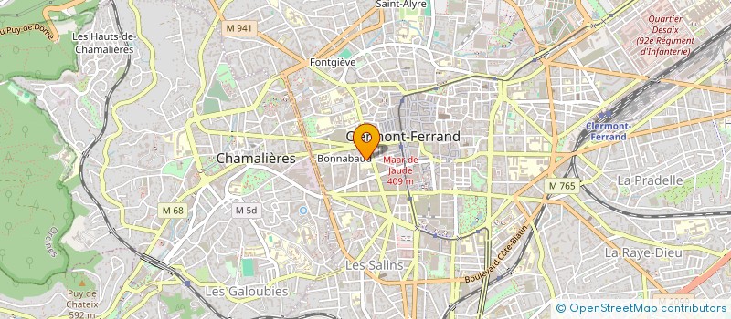 localisation de l'entreprise MADAME EMMA CAQUINEAU à CLERMONT FERRAND