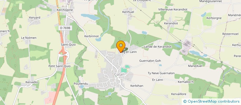 localisation de l'entreprise MADAME EMMA CARRE  CALAN