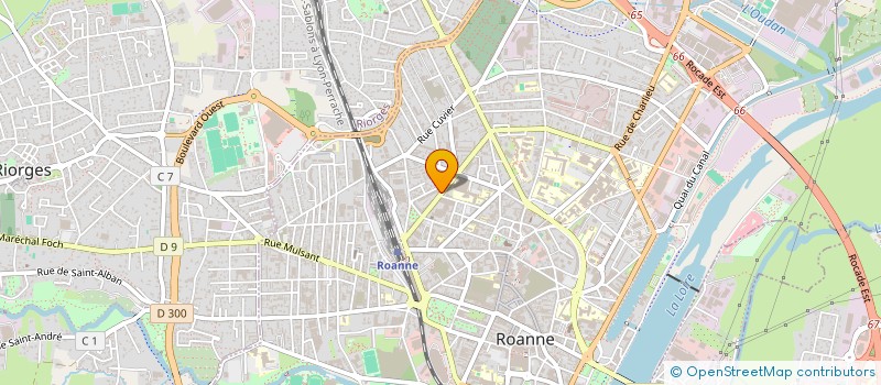 localisation de l'entreprise MADAME EMMA CAVRET  ROANNE