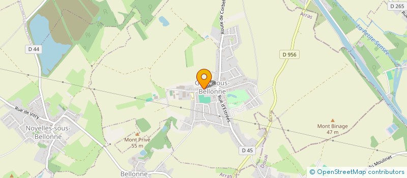 localisation de l'entreprise MADAME EMMA CERRI  GOUY-SOUS-BELLONNE