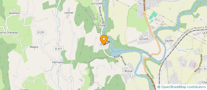 localisation de l'entreprise MADAME EMMA CHABOUD  MOYE