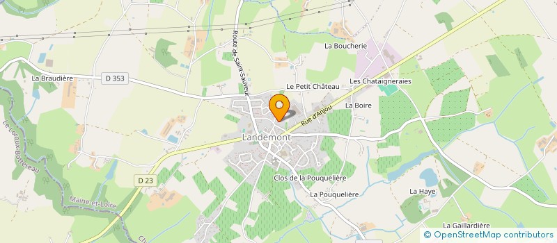 localisation de l'entreprise MADAME EMMA CHAIGNEAU  OREE-D'ANJOU