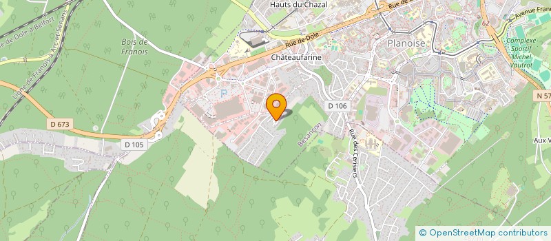 localisation de l'entreprise MADAME EMMA CHAILLARD  BESANCON