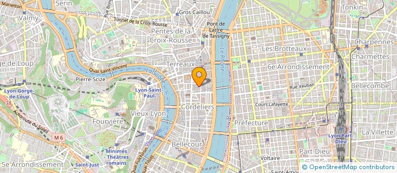 localisation de l'entreprise MADAME EMMA CHALLINE à LYON