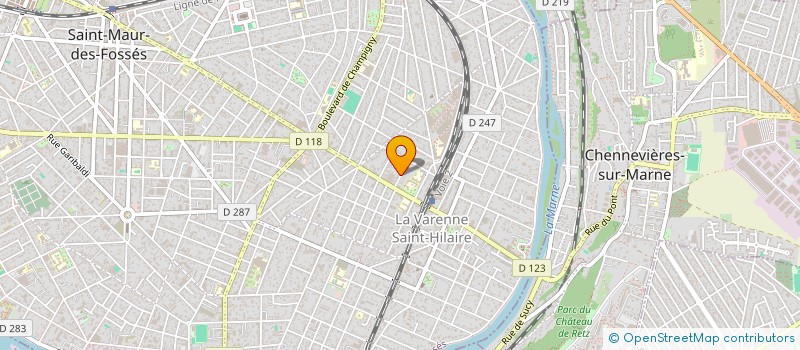 localisation de l'entreprise MADAME EMMA CHAMBON à SAINT-MAUR-DES-FOSSES