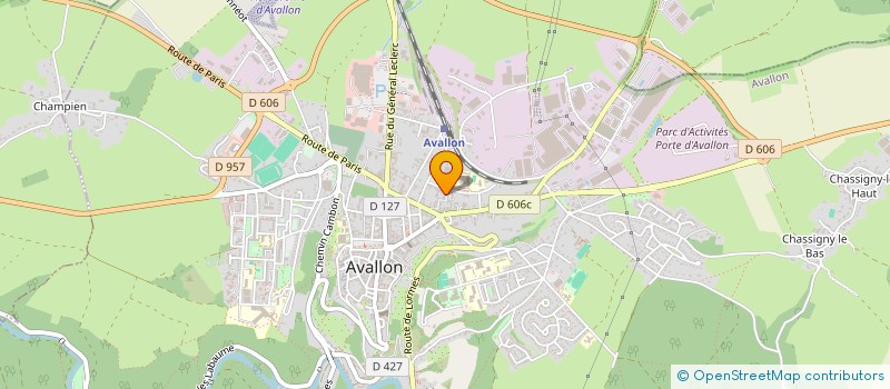 localisation de l'entreprise MADAME EMMA CHANHIH à AVALLON