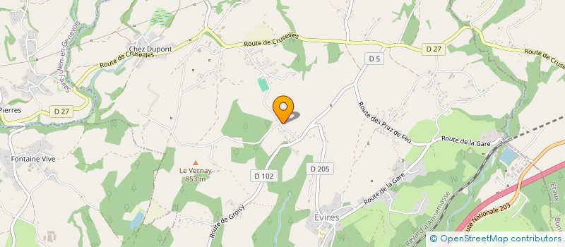 localisation de l'entreprise MADAME EMMA CHARCELLAY  FILLIERE