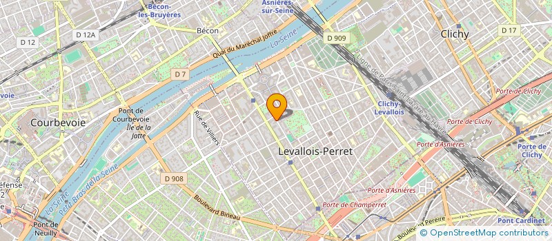 localisation de l'entreprise MADAME EMMA CHARROUD à LEVALLOIS-PERRET