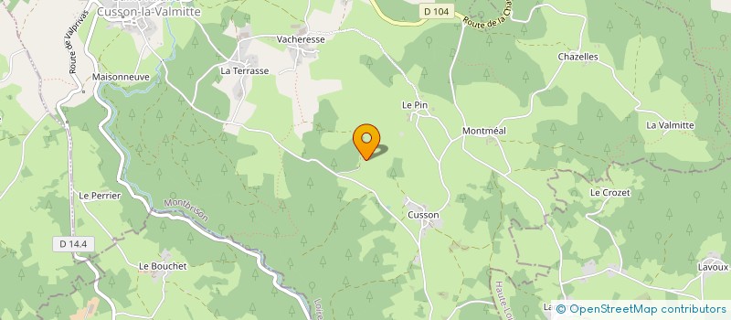 localisation de l'entreprise MADAME EMMA CHATAING  ESTIVAREILLES