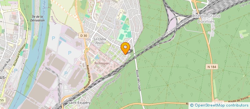 localisation de l'entreprise MADAME EMMA CHEREL  ACHERES