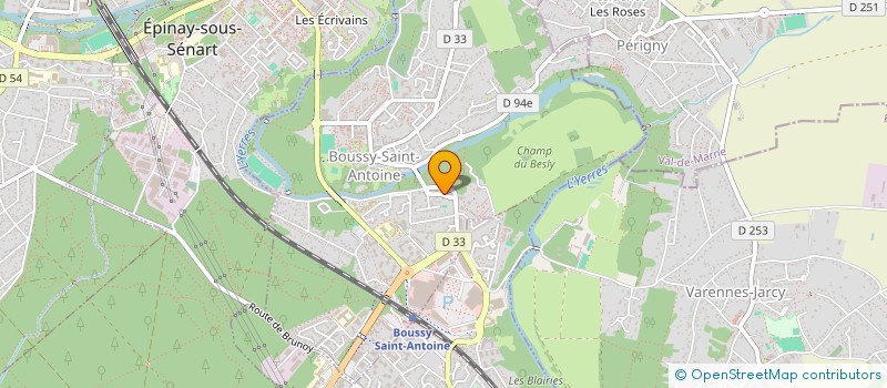 localisation de l'entreprise MADAME EMMA CHESNEAU  BOUSSY-SAINT-ANTOINE