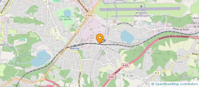 localisation de l'entreprise MADAME EMMA CHIBAU à BIARRITZ