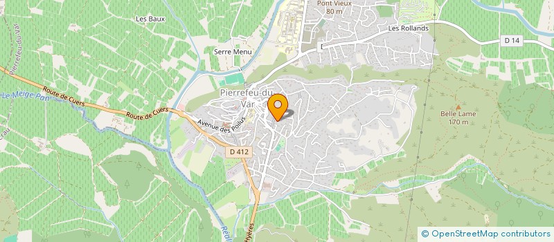 localisation de l'entreprise MADAME EMMA CIOTTI  PIERREFEU-DU-VAR